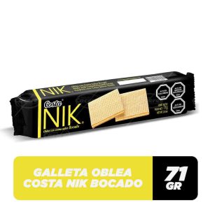 GALLETA OBLEA 71 GRS COSTA NIK BOCADO